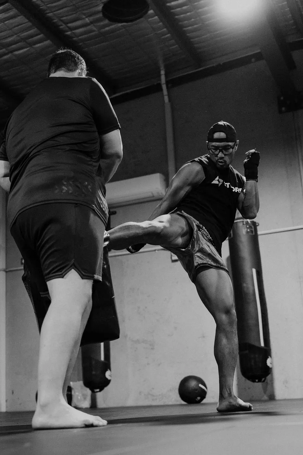 Fight fitness class