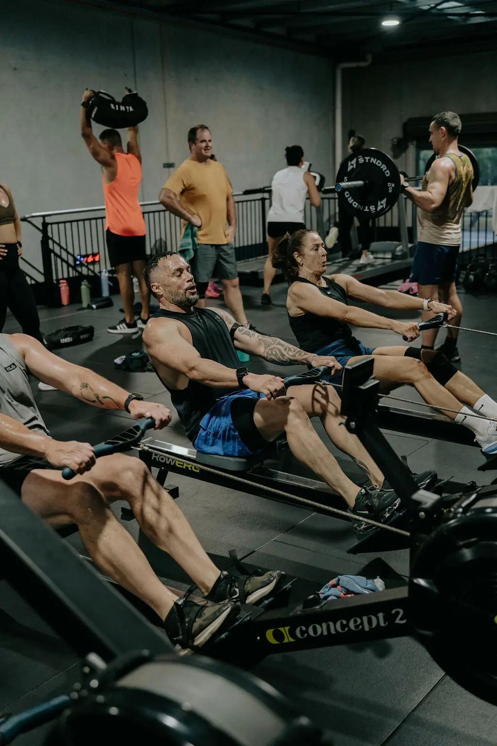 Members on rowers