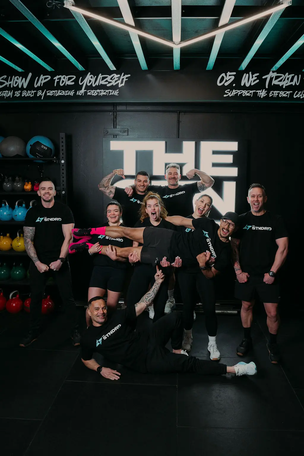 The coaching team